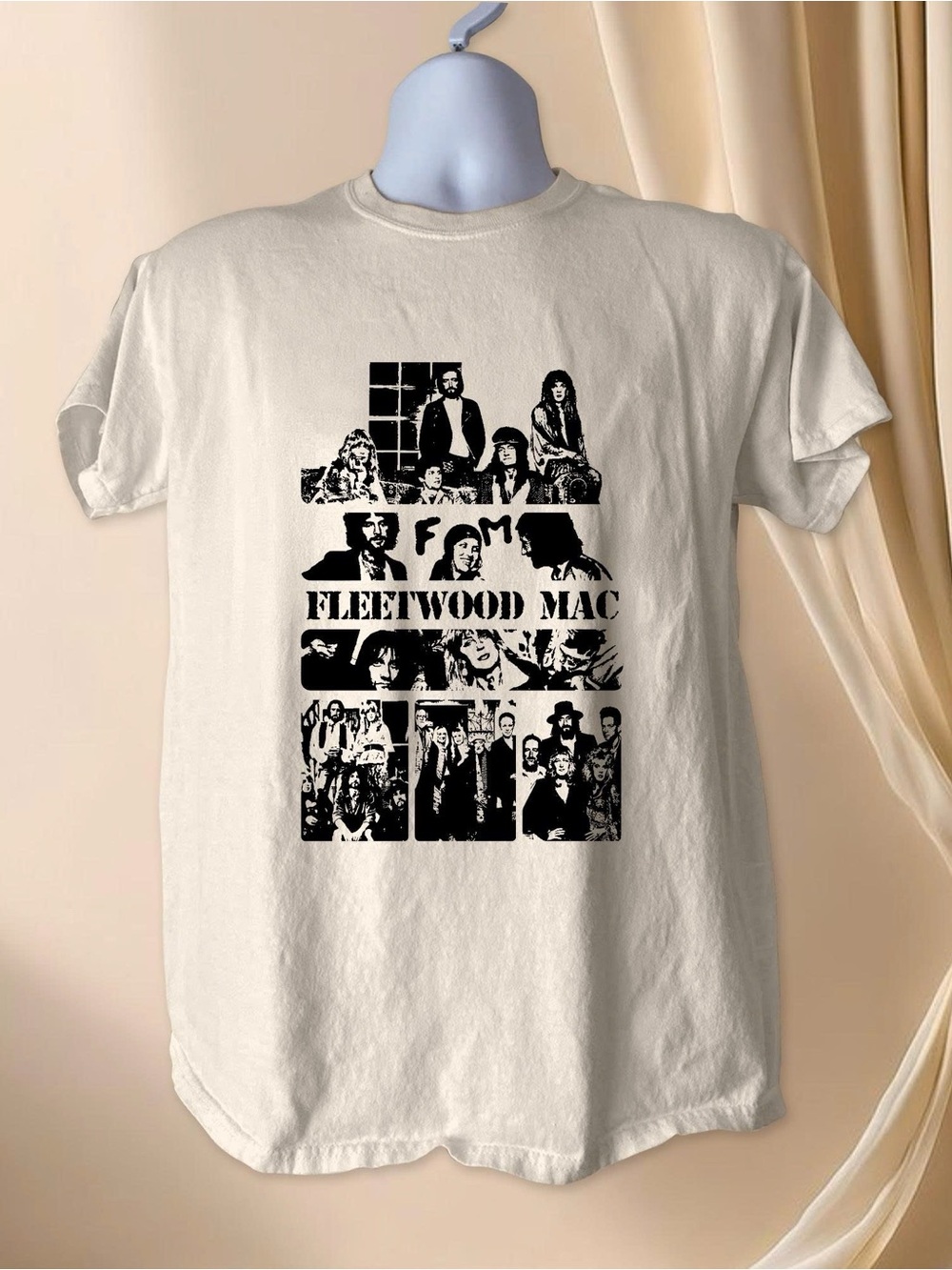 Fleetwood Mac Graphic Tee Vintage Rock Band Shirt Classic Music Fan Tee 70s 80s